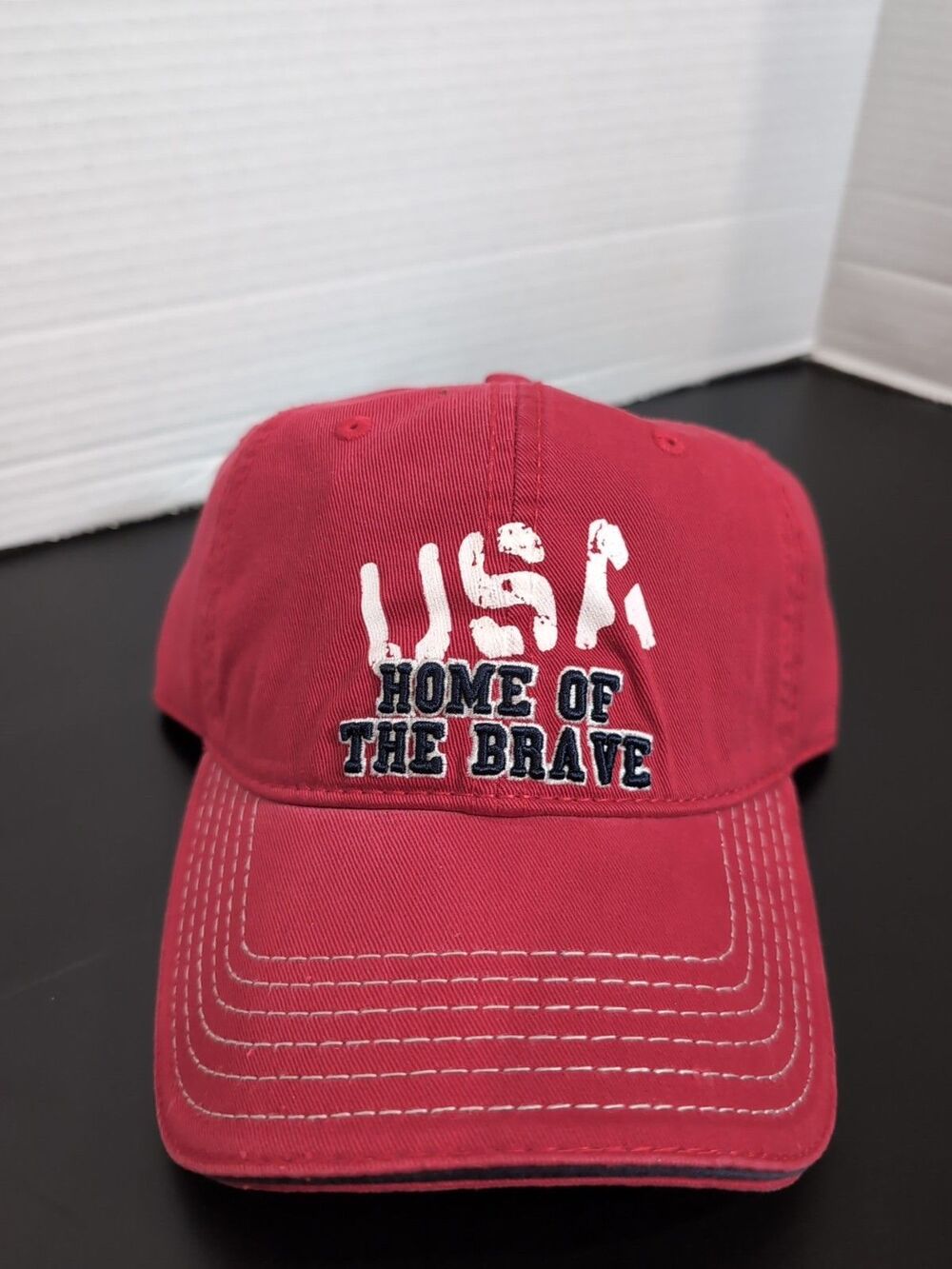 HAT/CAP "USA HOME OF THE BRAVE" by ARIZONA JEANS CO. OSFM NWT